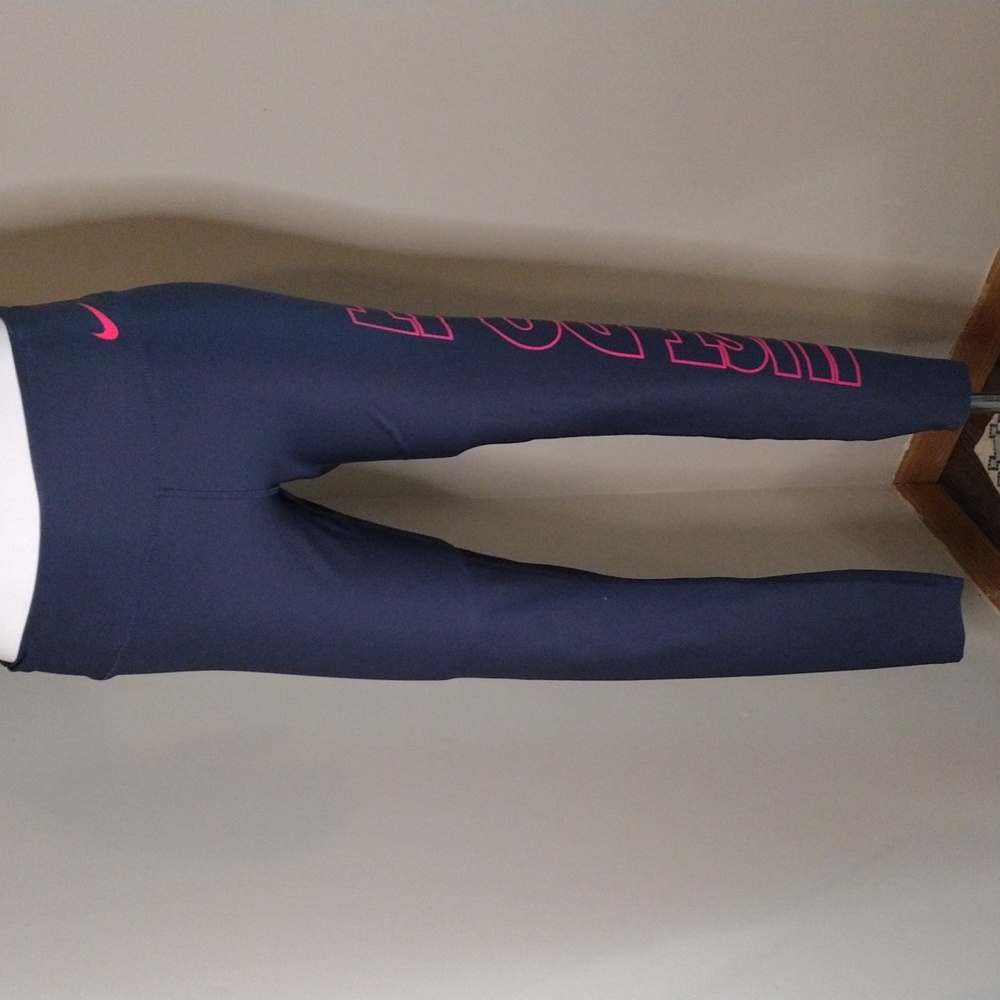 Nike Dri Fit Grey & Pink leggings Small